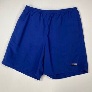 Patagonia Mens Baggies Shorts Blue Nylon Outdoor Casual Activewear Medium